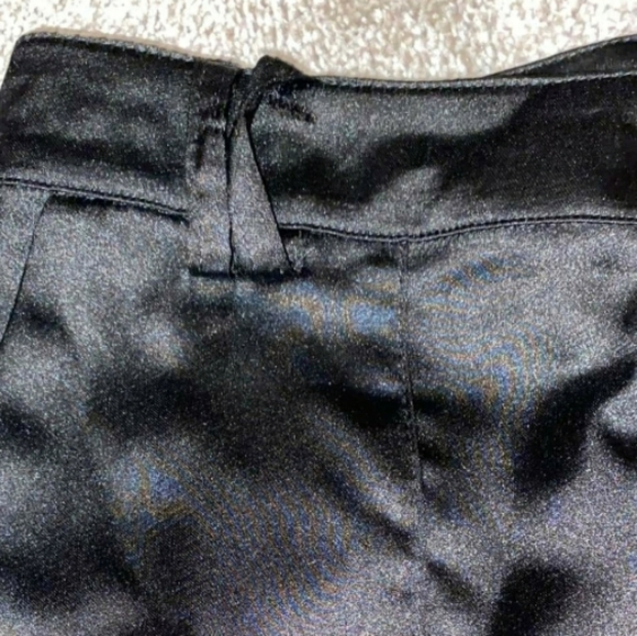 Aqua Satin Cargo Jogger Pants - Picture 5 of 13